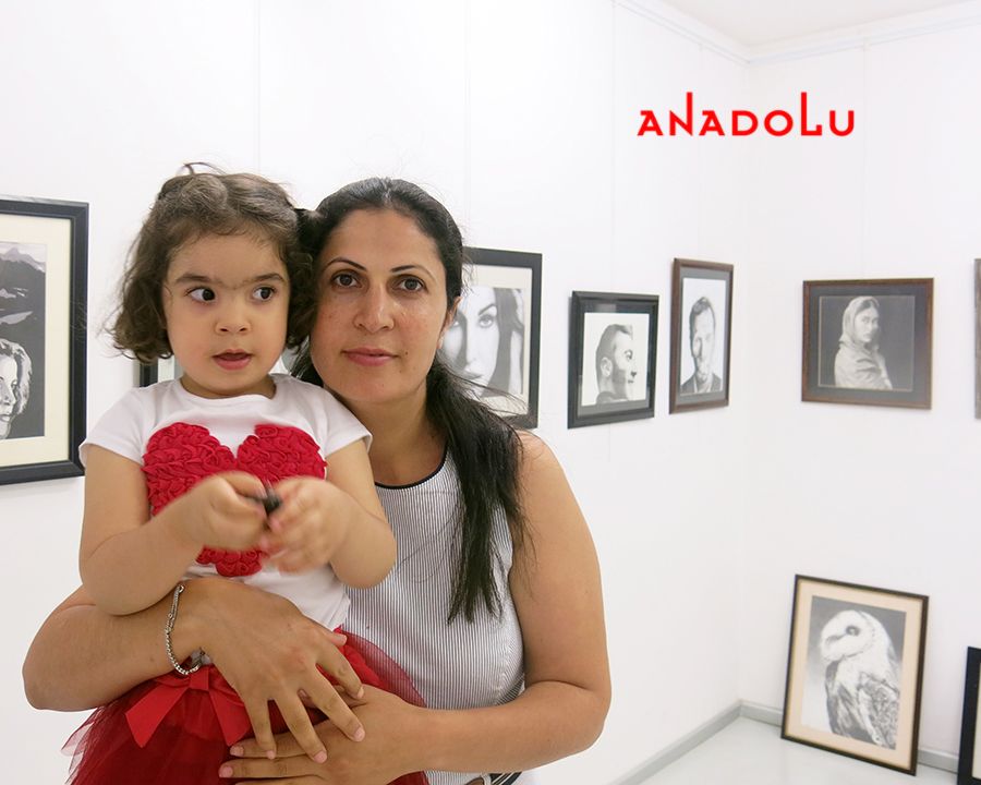 Karakalem Resim Sergisinden Örnekler Antalyada