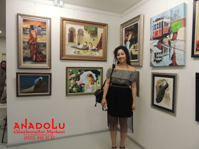 Güzel Sanatlar Hazırlık Kurs Sergisi Antalyada