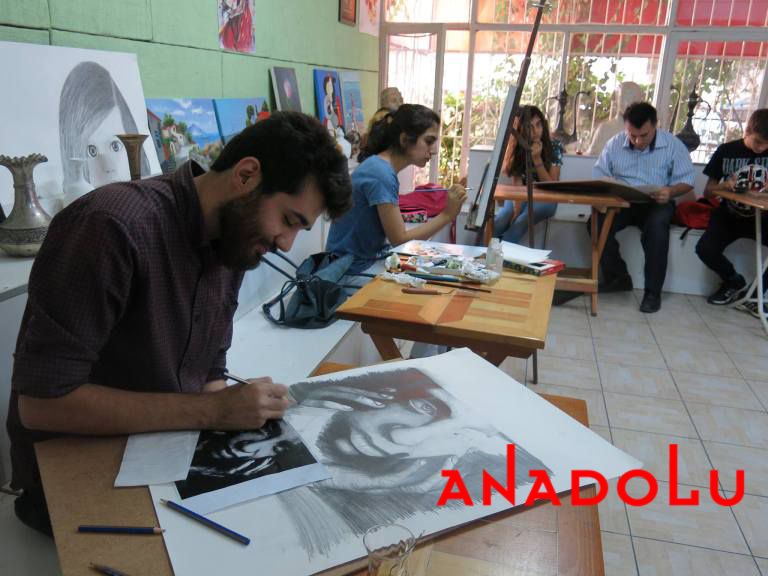 Karakalem Potre Çizimleri Teknik Sınıflar Antalyada