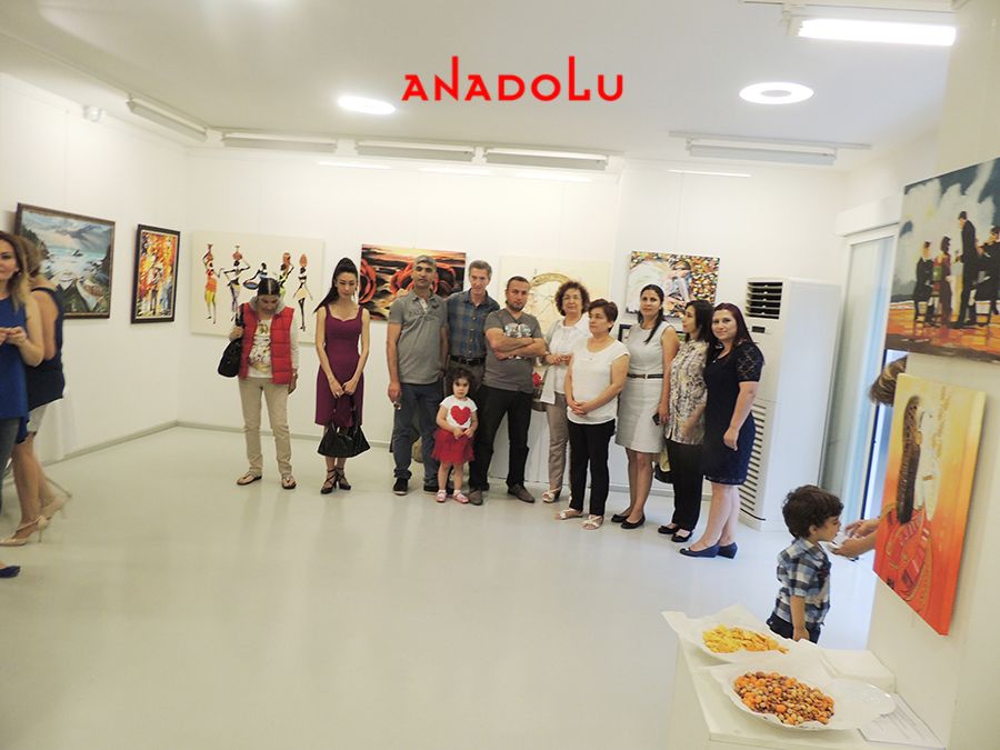 Antalyada Yağlıboya Sergisinde