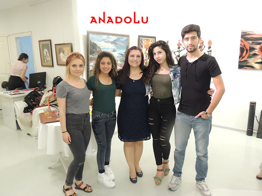 Antalyada Yağlı boya Resim Sergisinde