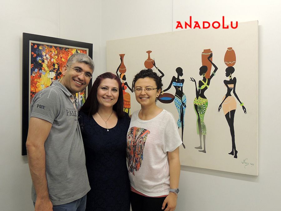 Antalyada Yağlı Boya Resim Sergisinde