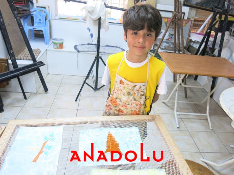 Antalyada Çocuklar İçin Ebru Atölyeleri
