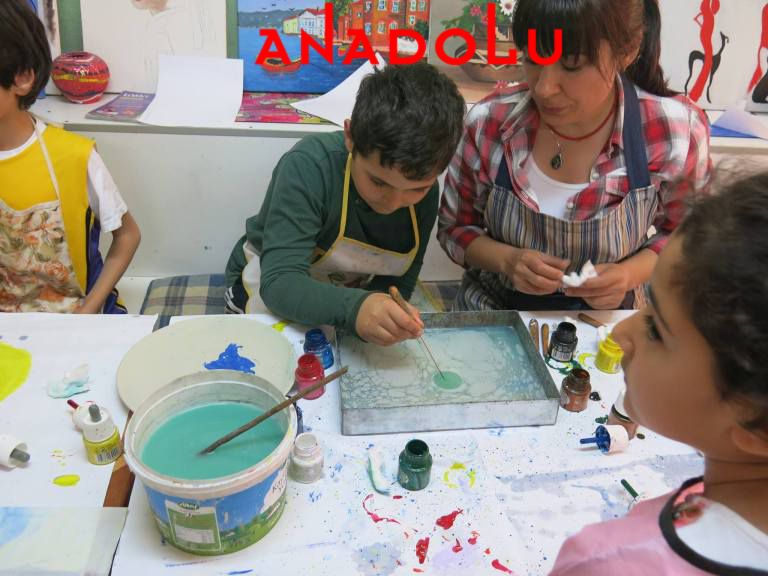 Anadolu Resim Atölyesinde Çocuk Kursları Antalyada