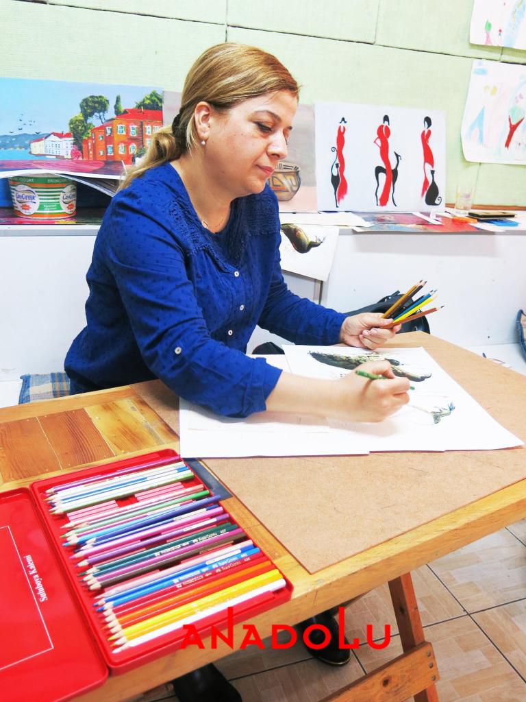 Hobi Grubu Kurusulu Boya Çizim Dersi Antalya