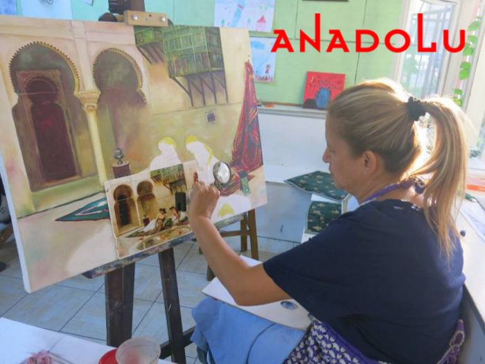 Yağlıboya Manzara Çalışmaları Hobi Grupları Antalyada